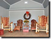 Cedar furniture patio, outdoors or on the porch.  Long lasting beautiful cedar country charm.