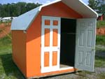 Easily paintable, Tennessee UT colors on this garden shed.